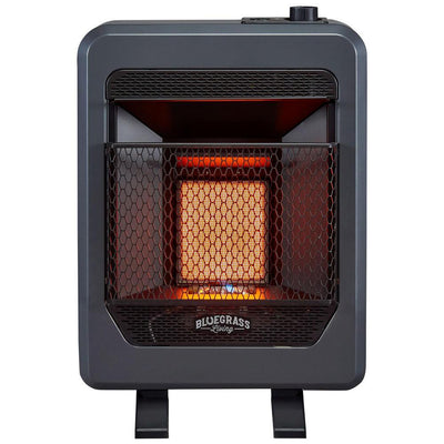 10,000 BTU Vent Free Propane Gas T-Stat Control Infrared Gas Space Heater with Base Feet - Super Arbor