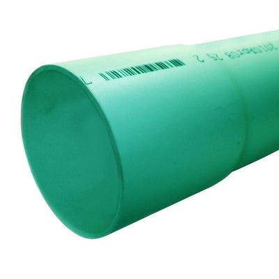 4 in. x 10 ft. PVC Bell-End Gravity Sewer Pipe - Super Arbor