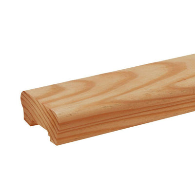 6 ft. Pressure-Treated Cedar-Tone Wood Moulded Handrail - Super Arbor