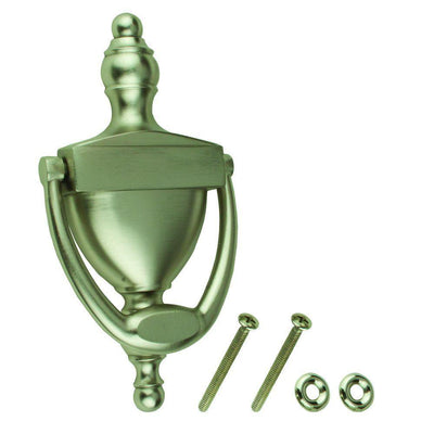 6-5/16 in. Satin Nickel Door Knocker - Super Arbor