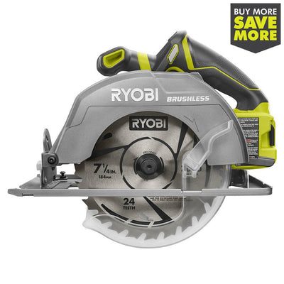 18-Volt ONE+ Cordless Brushless 7-1/4 in. Circular Saw (Tool Only) - Super Arbor