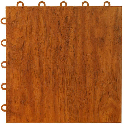 Greatmats Max Tile 12 in. x 12 in. x 5/8 in. Cherry Vinyl Interlocking Raised Modular Floor Tile (Case of 26)