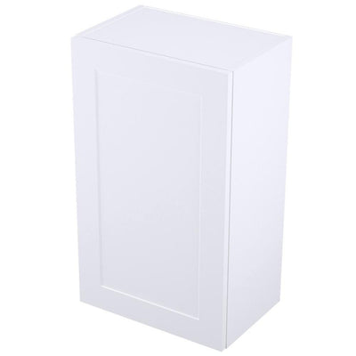 Ready to Assemble 18 in. x 30 in. x 12 in. Wall Cabinet in Shaker White Wood - Super Arbor