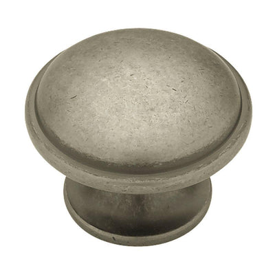 Rustic 1-1/2 in. (38mm) Antique Iron Round Cabinet Knob - Super Arbor