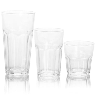 3-Different Sizes Glassware Set (Set of 18) - Super Arbor