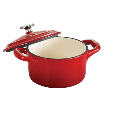 Gourmet 10.5 oz. Enamel Cast Iron Mini Cocotte - Super Arbor