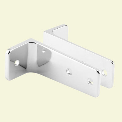 3-1/2 in. Long Chrome 2 Piece Wall Bracket - Super Arbor
