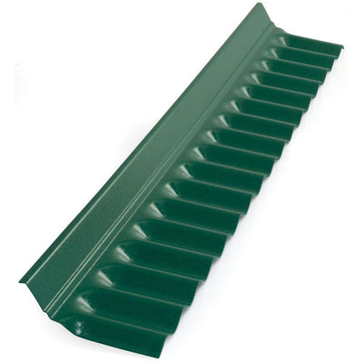 4 ft. Rain Forest Green Plastic Roof Panel Wall Connector - Super Arbor