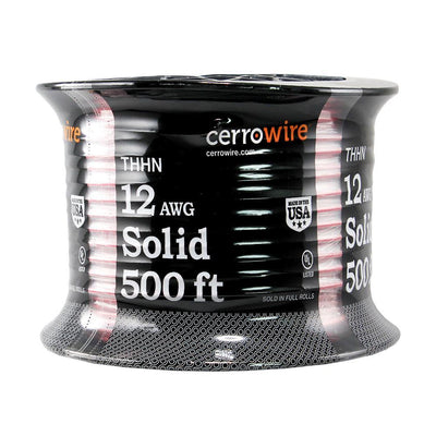 500 ft. 12/1 Red Solid THHN Wire - Super Arbor