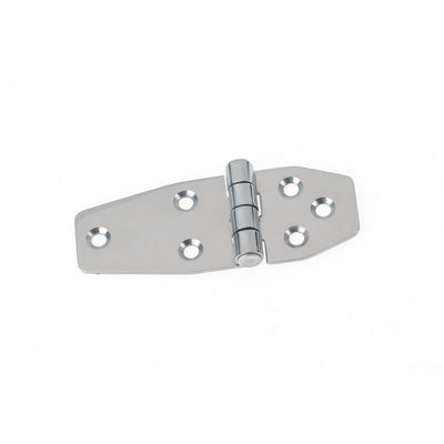 3-15/16 in. Mortise Polished Stainless Steel Surface Mounted Hinge - Super Arbor