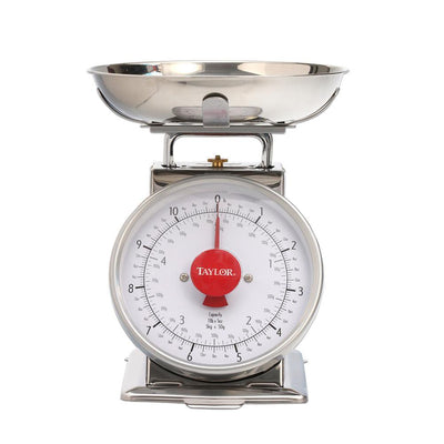 Analog Kitchen Scale in Stainless Steel - Super Arbor