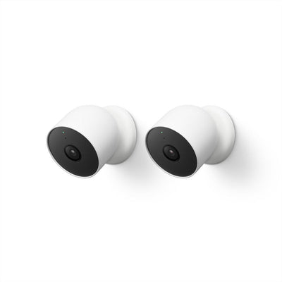 Nest Cam (Battery) - Indoor and Outdoor Wireless Smart Home Security Camera - 2 Pack - Super Arbor