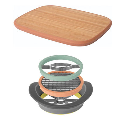 Leo All-in-one Slicer Set and Large Cutting Board - Super Arbor