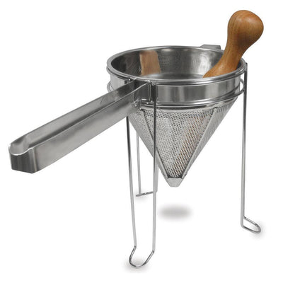 Stainless Steel Cone Strainer and Pestle Set - Super Arbor