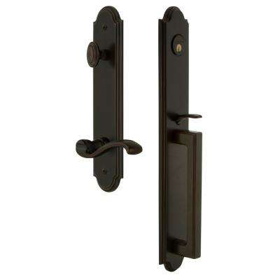 Toledo Fine Locks 
    Cordoba Single Cylinder Antique Brass Door Handleset - Super Arbor