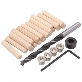 5/16 in. Doweling Accessory Set, 27 Pc. - Super Arbor