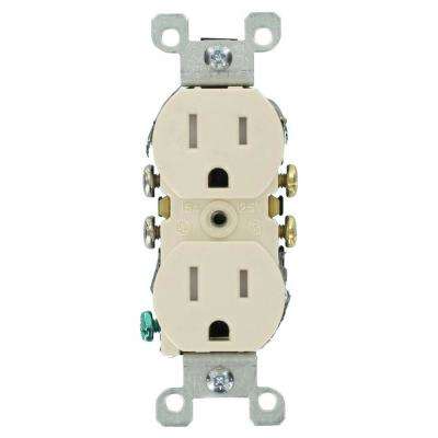 Leviton 
    15 Amp Tamper-Resistant Duplex Outlet, Light Almond (10-Pack) - Super Arbor