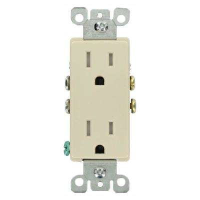 Leviton 
    Decora 15 Amp Tamper-Resistant Duplex Outlet, Light Almond (10-Pack) - Super Arbor