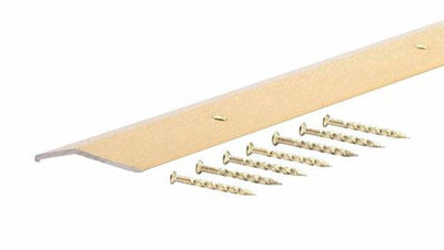 M-D Building Products® Satin Brass 1-3/8" x 36" Fluted Carpet Trim