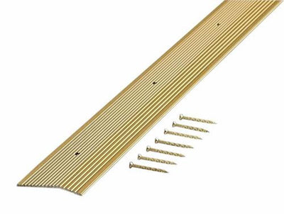 M-D Building Products® Satin Brass 2" x 36" Fluted Carpet Trim