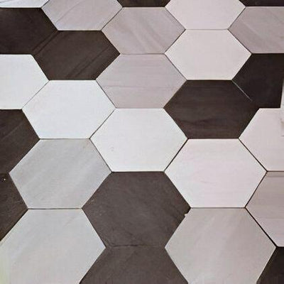 Ray Gray HEX 8.5 in. x 10 in. Porcelain Floor and Wall Tile (13.98 sq. ft./Case)