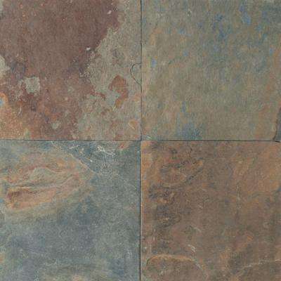 Daltile 
    Natural Stone Collection Mongolian Spring 12 in. x 12 in. Slate Floor and Wall Tile (10 sq. ft. / case) - Super Arbor