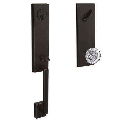 Schlage 
    Plymouth Bright Brass Entry Door Handle with Left Handed Flair Door Lever - Super Arbor