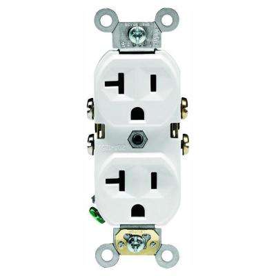 Leviton 
    20 Amp Commercial Grade Duplex Outlet, White (10-Pack) - Super Arbor