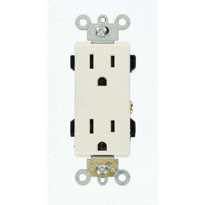 Leviton 
    Decora Plus 15 Amp Industrial Grade Duplex Outlet, White - Super Arbor