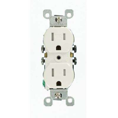 Leviton 
    15 Amp Weather and Tamper Resistant Duplex Outlet, White - Super Arbor